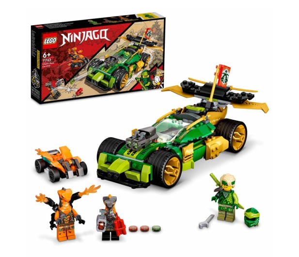 LEGO Ninjago®  71763 Samochód wyścigowy Lloyda Evo - 1032238 - zdjęcie 9