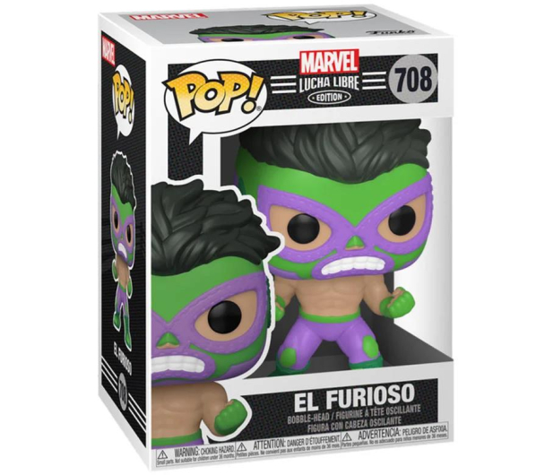Funko POP POP Marvel: Luchadores - Hulk - 686909 - zdjęcie 3