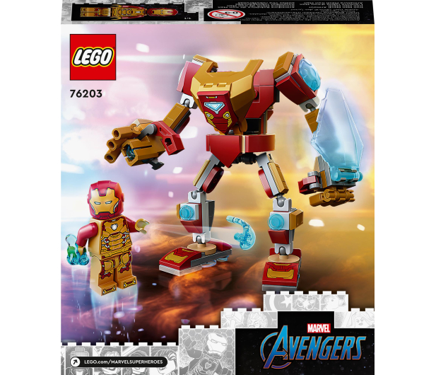 LEGO Marvel 76203 Mechaniczna Zbroja Iron Mana - 1030569 - zdjęcie 6