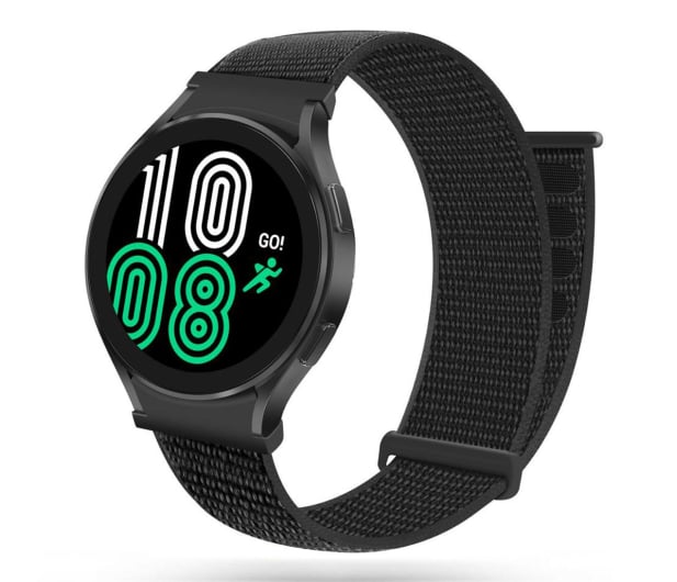 Tech-Protect Pasek Nylon do Galaxy Watch 4 / 5 / 5 Pro / 6 black - 702878 - zdjęcie