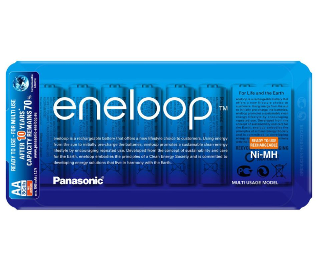 Panasonic ENELOOP R6/AA 1900mAh – 8 szt sliding pack - 704646 - zdjęcie 2