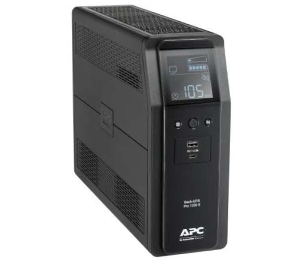 APC Back-UPS Pro 1200 (1200VA/700W, 8 xIEC, AVR, LCD) - 703311 - zdjęcie 4