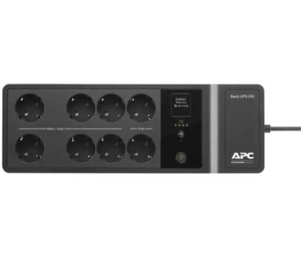 APC APC Back-UPS (650VA/400W, 8x Schuko, USB) - 701775 - zdjęcie 4
