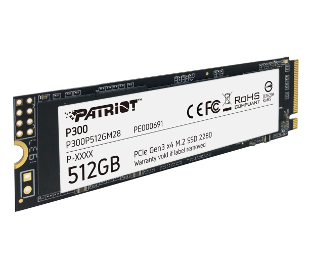 Patriot 512GB M.2 PCIe NVMe P300 - 540002 - zdjęcie 3