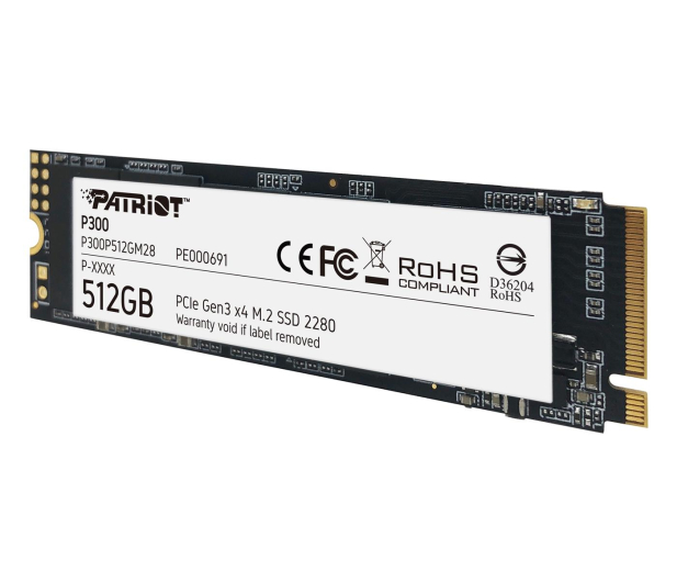 Patriot 512GB M.2 PCIe NVMe P300 - 540002 - zdjęcie 2