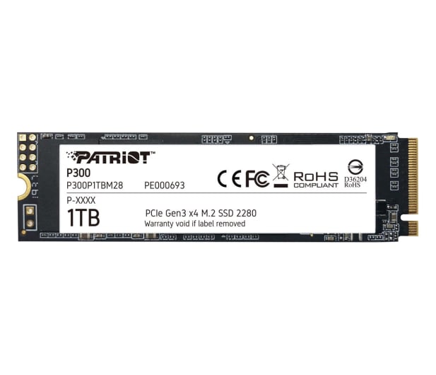 Patriot 1TB M.2 PCIe NVMe P300 - 540003 - zdjęcie