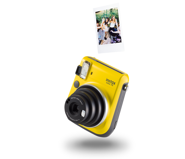 Fujifilm Instax Mini 70 żółty + wkłady 2x10+ etui - 619878 - zdjęcie 5