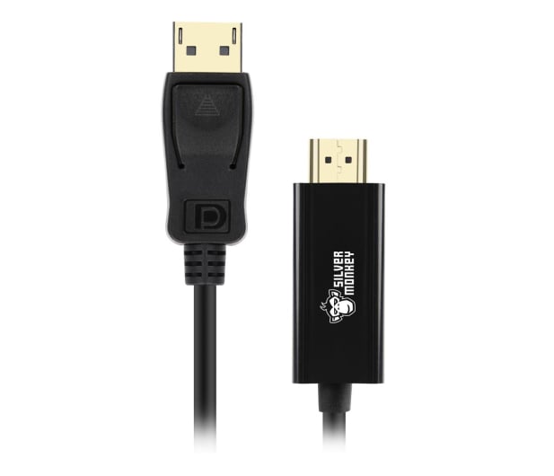 Silver Monkey Kabel DisplayPort 1.2 - HDMI 1.8m - 567557 - zdjęcie