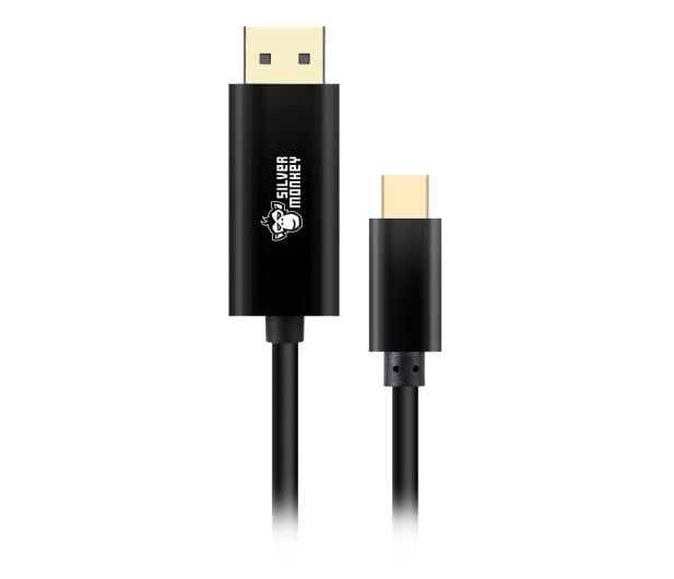 Silver Monkey Kabel USB-C 3.2 - DisplayPort 1,8 m 4K 60Hz - 553342 - zdjęcie