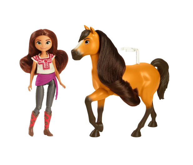 Mattel Spirit Mustang: Duch wolności Lalka Lucky + koń Sp - 1015537 - zdjęcie 6