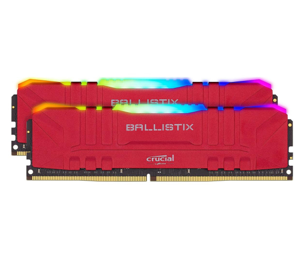 Crucial 16GB (2x8GB) 3200MHz CL16 Ballistix Red RGB - 632316 - zdjęcie 3