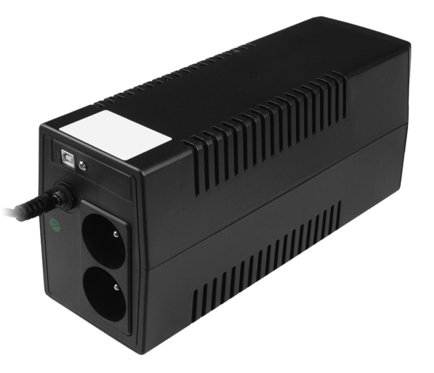 VOLT Micro UPS (1000VA/600W, 2x FR, AVR, LCD, USB) - 628630 - zdjęcie 2