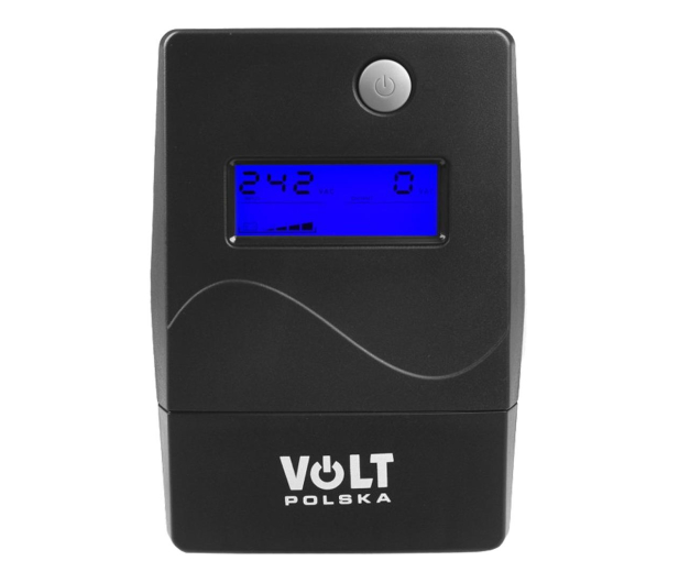 VOLT Micro UPS (1000VA/600W, 2x FR, AVR, LCD, USB) - 628630 - zdjęcie 3
