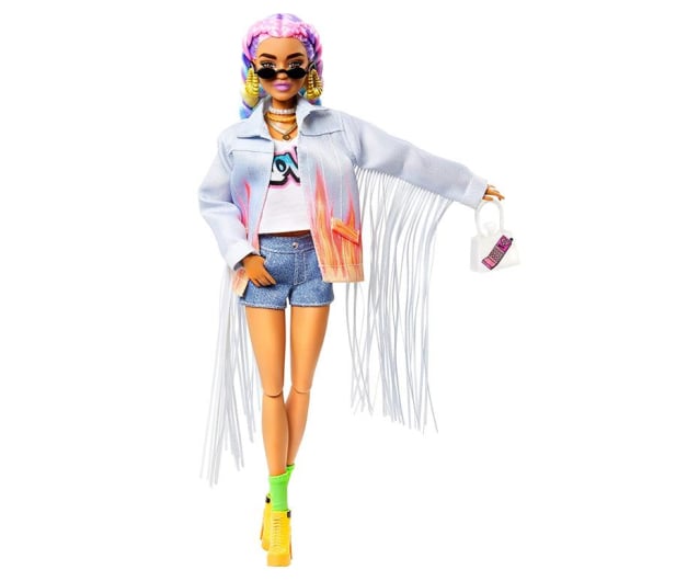 Barbie Fashionistas Extra Moda Lalka z akcesoriami - 1015897 - zdjęcie 2