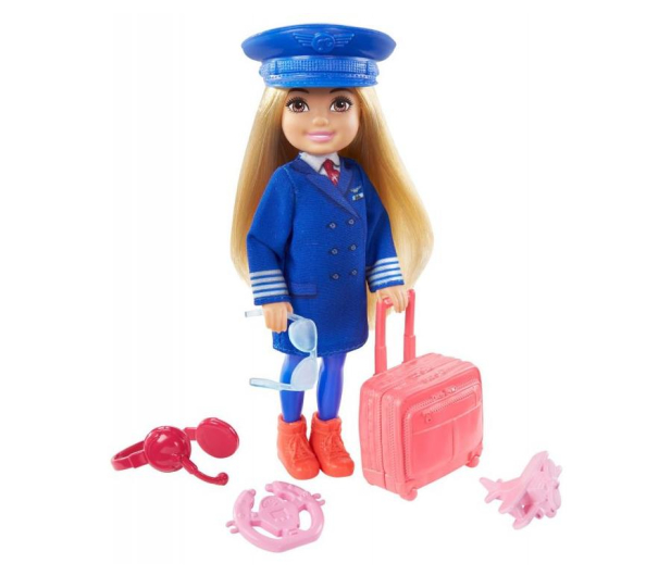 Barbie Chelsea Kariera Lalka Pilotka - 1015210 - zdjęcie