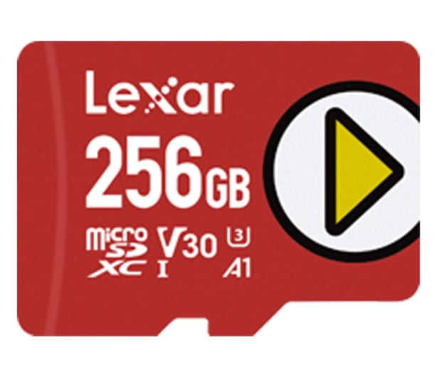 Lexar 256GB microSDXC PLAY A1 V30 U3 - 628595 - zdjęcie