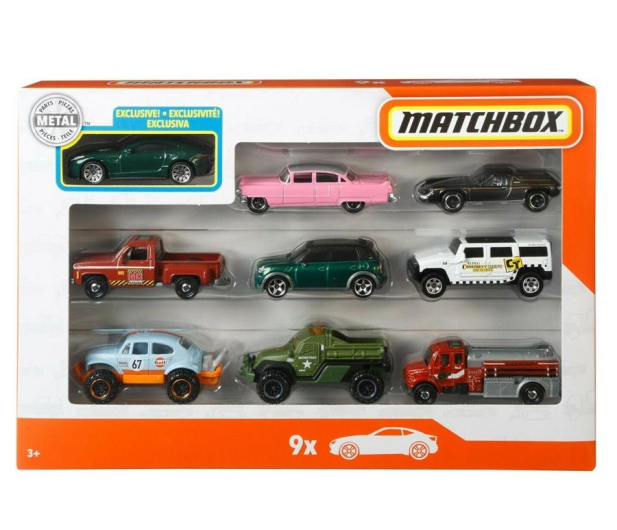 Mattel Matchbox Samochodzik 9-pak - 1016368 - zdjęcie 3
