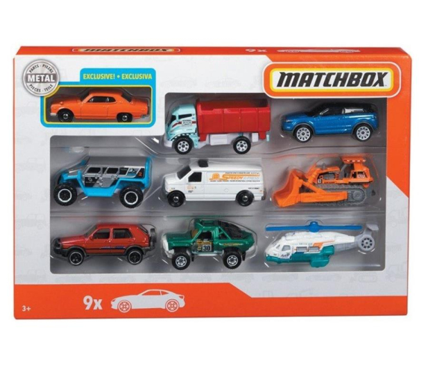 Mattel Matchbox Samochodzik 9-pak - 1016368 - zdjęcie 4