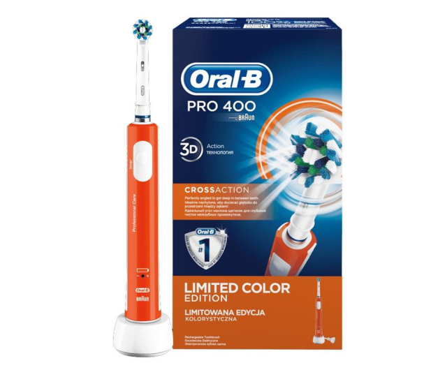 Oral-B Pro 400 Orange - 1016302 - zdjęcie 2