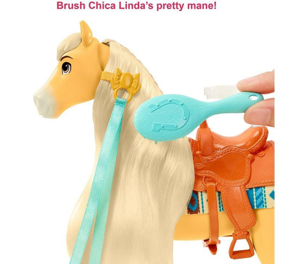 Mattel Mustang: Duch wolności Festiwal Chica Linda Koń do stylizacj - 1016356 - zdjęcie 4