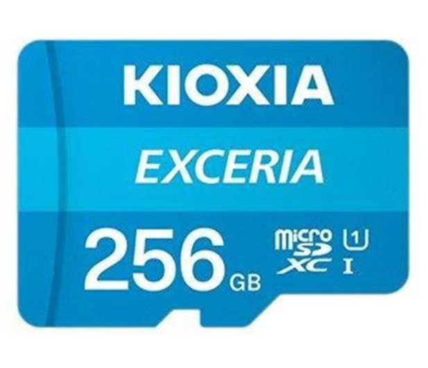 KIOXIA 256GB microSDXC Exceria 100MB/s C10 UHS-I U1 - 637074 - zdjęcie