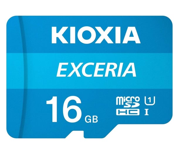 KIOXIA 16GB microSDHC Exceria 100MB/s C10 UHS-I U1 - 636677 - zdjęcie