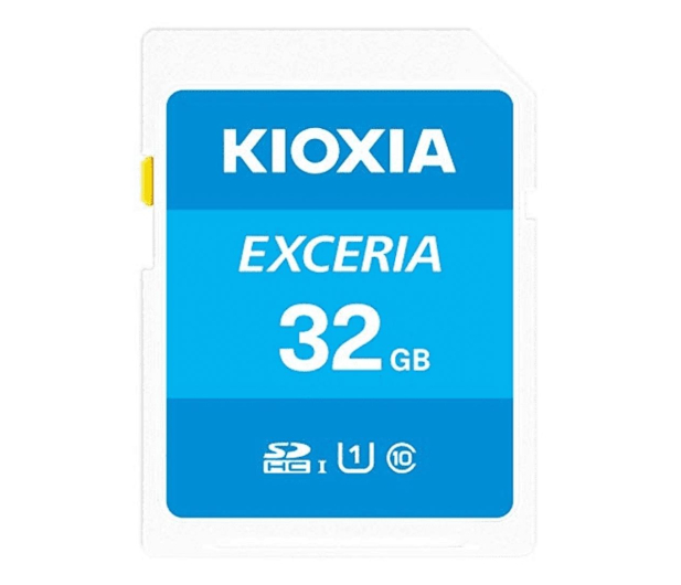 KIOXIA 32GB SDHC Exceria 100MB/s C10 UHS-I U1 - 636690 - zdjęcie
