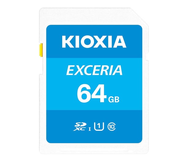 KIOXIA 64GB SDXC Exceria 100MB/s C10 UHS-I U1 - 636691 - zdjęcie 1