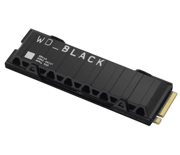 WD 1TB M.2 PCIe Gen4 NVMe Black SN850 Heatsink - 633193 - zdjęcie 3