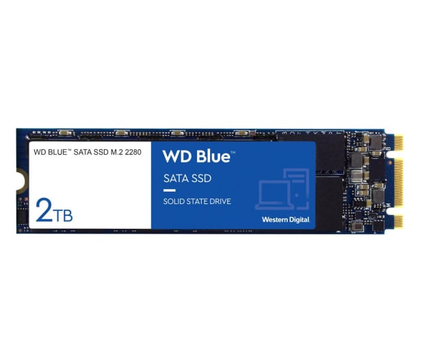 WD 2TB M.2 SATA SSD Blue - 380315 - zdjęcie