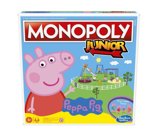Hasbro Monopoly Świnka Peppa - 1017081 - zdjęcie