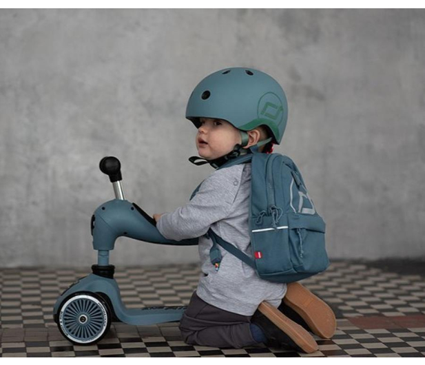 Scoot & Ride Plecak na hulajnogę dla dzieci 1-5 lat Steel - 1017222 - zdjęcie 4