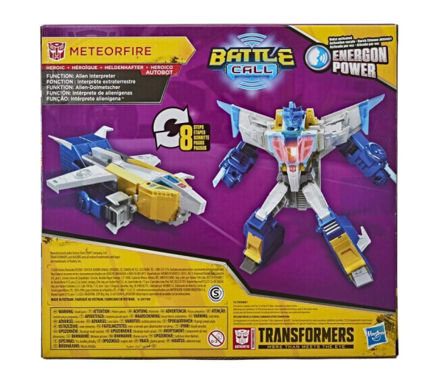 Hasbro Transformers Cyberverse Battle Call Trooper Mereor Fire - 1015933 - zdjęcie 4