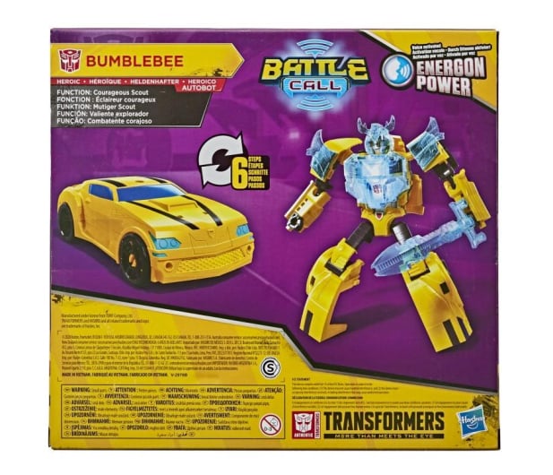 Hasbro Transformers Cyberverse Battle Call Trooper Bumblebe - 1015930 - zdjęcie 4