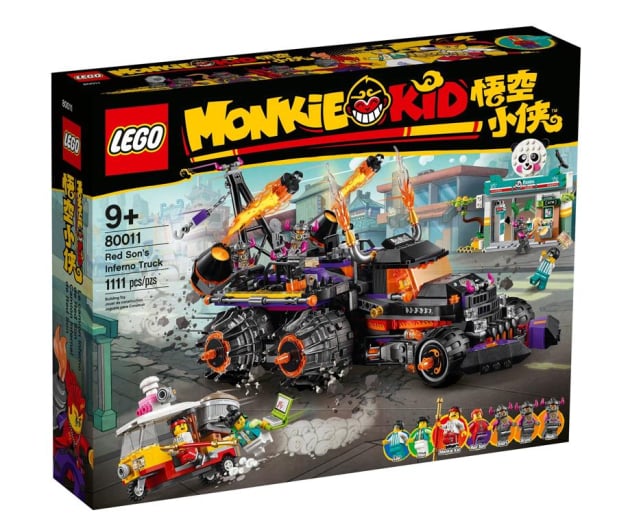 LEGO Monkie Kid Piekielny pojazd Red Sona - 1016230 - zdjęcie