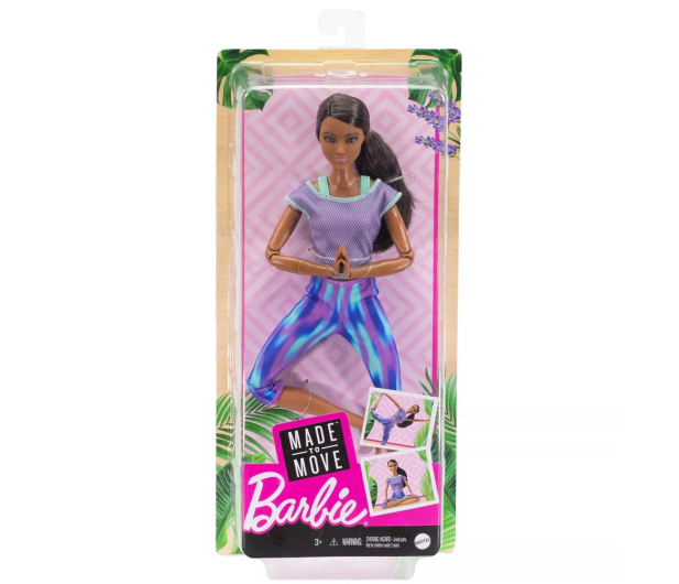 Barbie Made To Move lalka gimnastyczka Niebieskie ubranko - 1017982 - zdjęcie 6