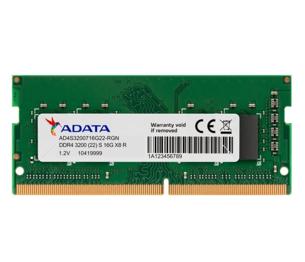ADATA 16GB (1x16GB) 3200MHz CL22 - 642339 - zdjęcie