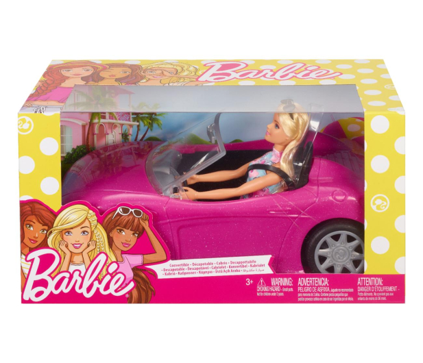 Barbie Lalka w różowym kabriolecie - 1017983 - zdjęcie 6