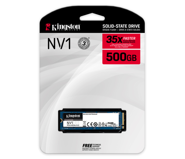 Kingston 500GB M.2 PCIe NVMe NV1 - 646479 - zdjęcie 3