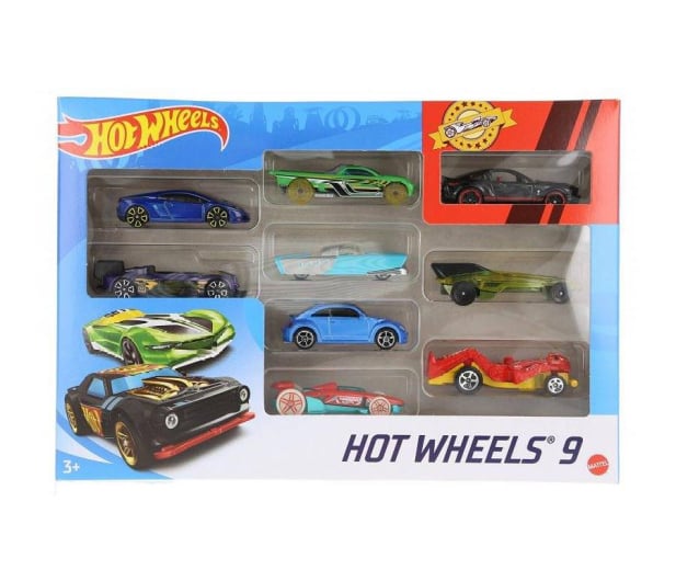 Hot Wheels Zestaw samochodzików 9-cio pak - 1018189 - zdjęcie 2