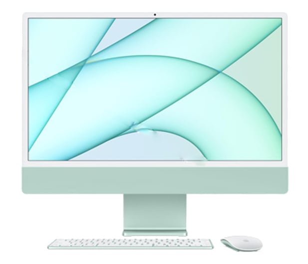 Apple iMac 24 M1/8GB/256/MacOS Retina 4,5K Green - 648874 - zdjęcie