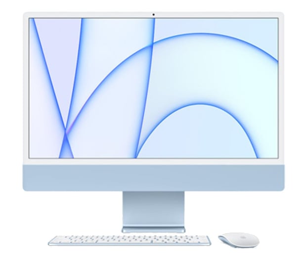 Apple iMac 24 M1/8GB/256/MacOS Retina 4,5K Blue - 648876 - zdjęcie