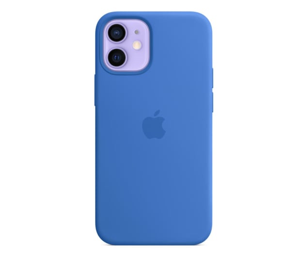 Apple Silikonowe etui iPhone 12 mini adriatycki błękit - 648985 - zdjęcie