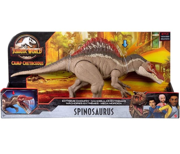 Mattel Jurassic World Mega gryz Spinozaur - 1018647 - zdjęcie 7
