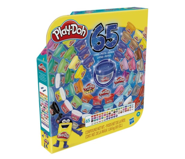 Play-Doh Tuby uzupełniające 65 pak - 1018908 - zdjęcie