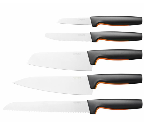 Fiskars Zestaw 5 noży w bloku Functional Form 1057554 - 1018842 - zdjęcie 2