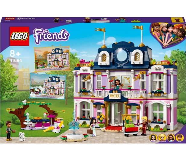 LEGO Friends 41684 Wielki hotel w mieście Heartlake - 1019908 - zdjęcie