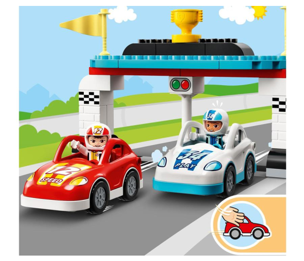 LEGO DUPLO 10947 Samochody wyścigowe - 1019944 - zdjęcie 9