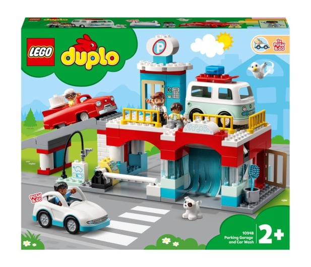 LEGO DUPLO 10948 Parking piętrowy i myjnia samochodowa - 1019945 - zdjęcie