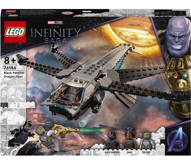 LEGO Marvel Avengers 76186 Helikopter Czarnej Pantery - 1020025 - zdjęcie 1